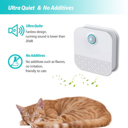 Smart Pet Odor Purifier & Litter Box Deodorizer for Cats and Dogs